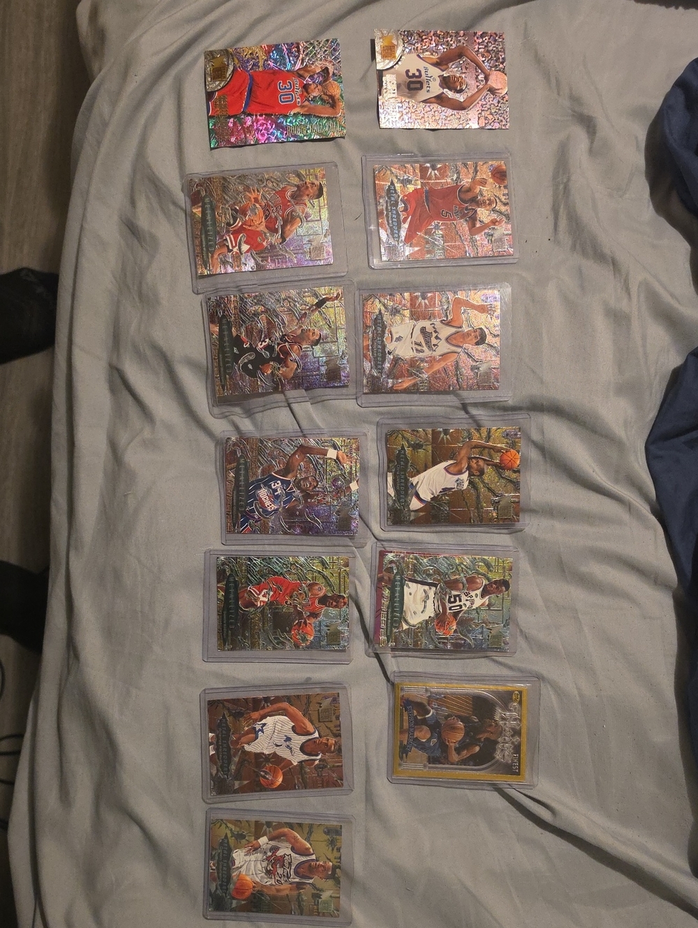 Basketball Trading Card Lot - Holographic Collector Cards (Multi-Color)